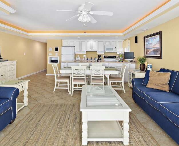 Living area at Ocean City Boardwalk Suites N-1