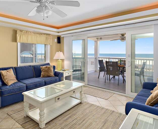 Living area at Ocean City Boardwalk Suites N-1