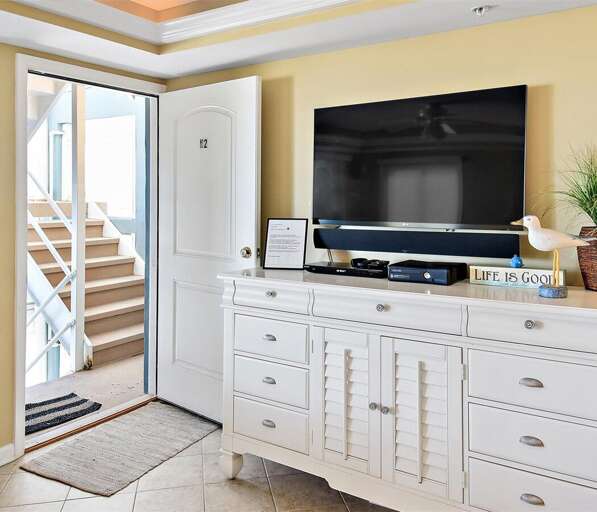 Living area at Ocean City Boardwalk Suites N-2