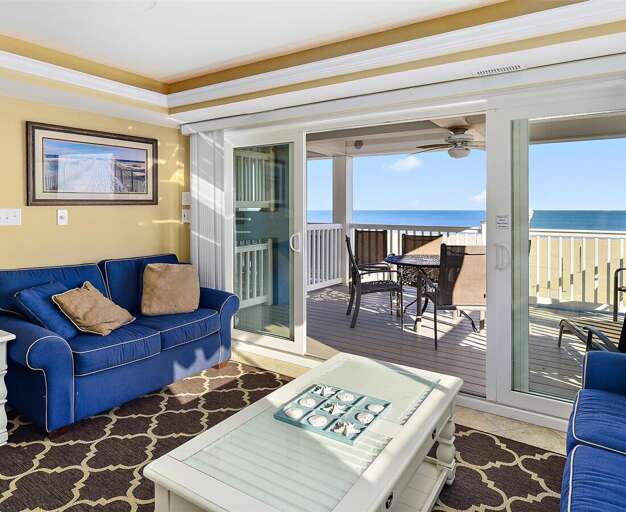 Living Room at Ocean City Boardwalk Suites S2 Living Room at Ocean City Boardwalk Suites S2