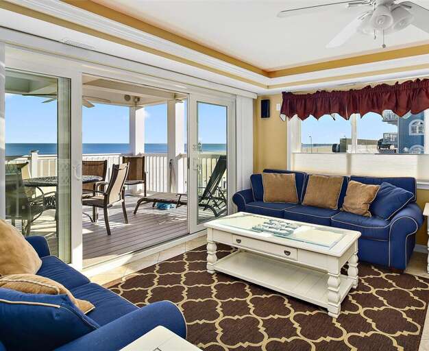 Living Room at Ocean City Boardwalk Suites S2 Living Room at Ocean City Boardwalk Suites S2