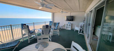 CALYPSO 603 - Ocean Front balcony with TV 