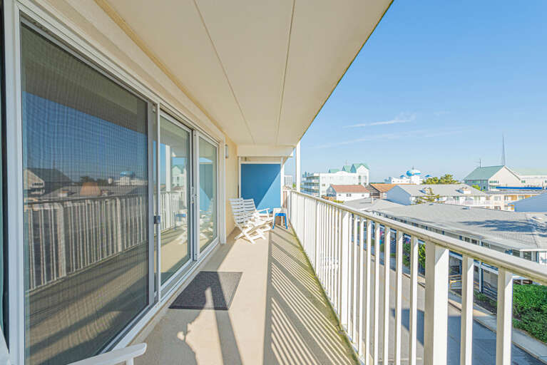 Purnell House 405 balcony view-TOWARD-BAY