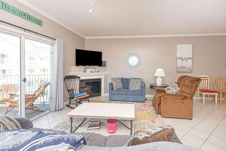 Whispering Sands 303 - Living Room Whispering Sands 303 - Living Room