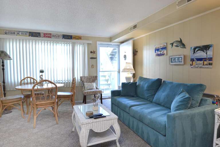 Living Area-Ocean Point III 123-Ocean City