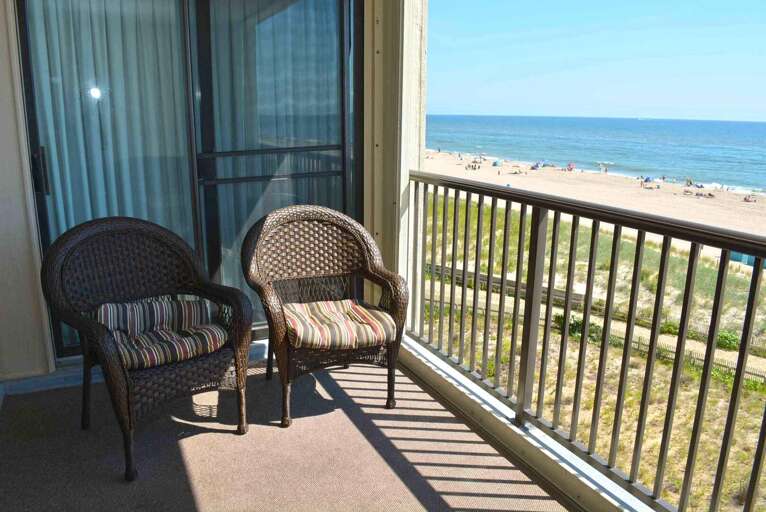 Oceanfront Balcony at Sandpiper Dunes 509