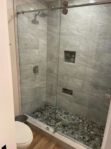 Brand new tiled walk-in shower!