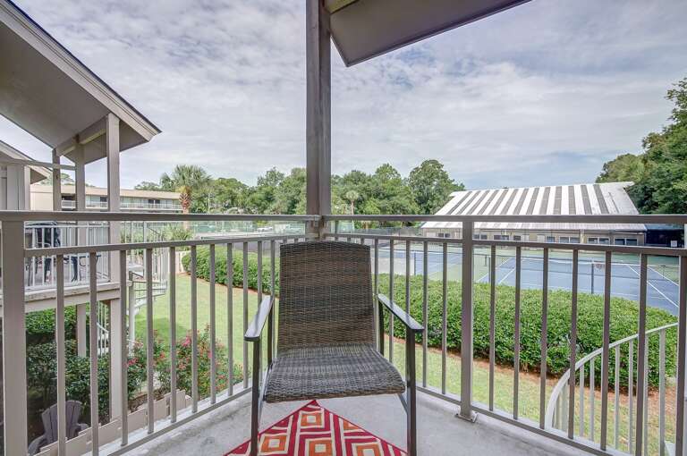  View from Deck to Van der Meer Tennis Courts