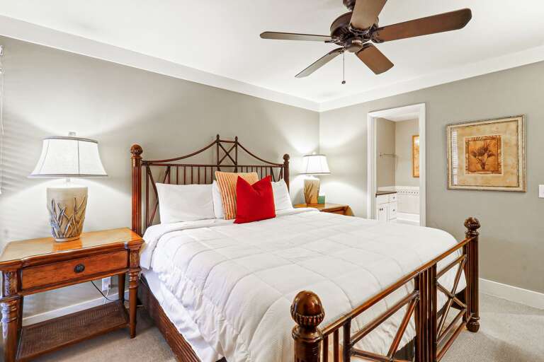 Main bedroom with King bed