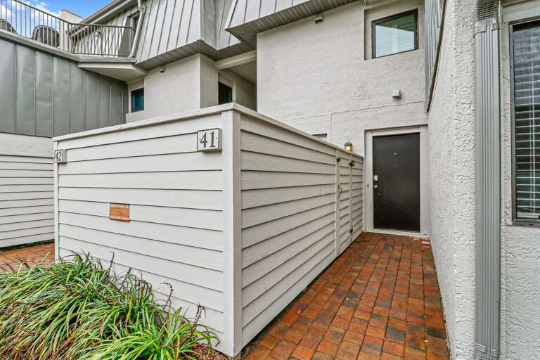 Easy parking is in front of the villa entrance.   