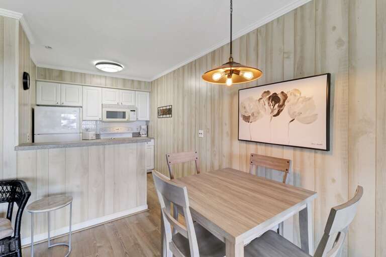 Plenty of space for family meals and game night!