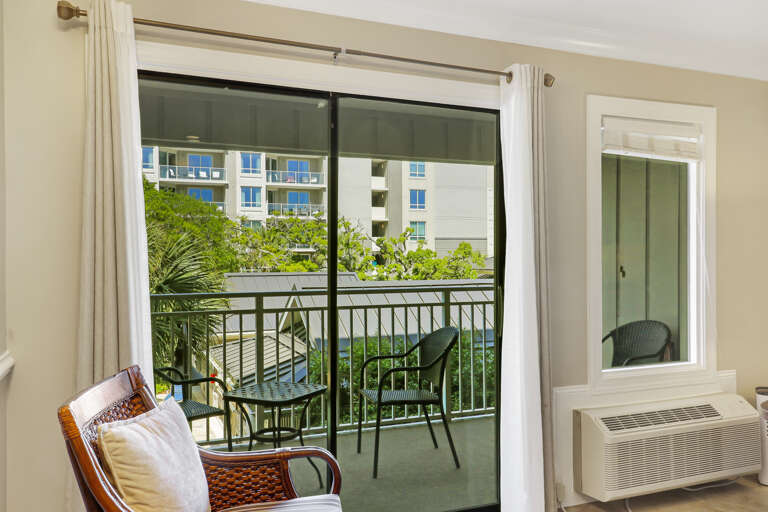 Enjoy the ocean views from the balcony 