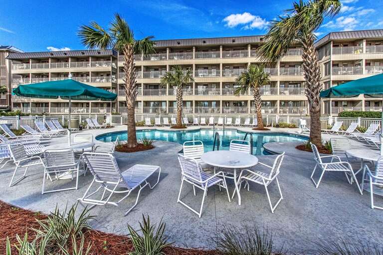 Here’s the new Beachfront pool completed in 2015 with handicap lift. .Beautiful palm trees, tables with seating and umbrellas to relax and enjoy a view of the amazing Atlantic Ocean waves.
 
