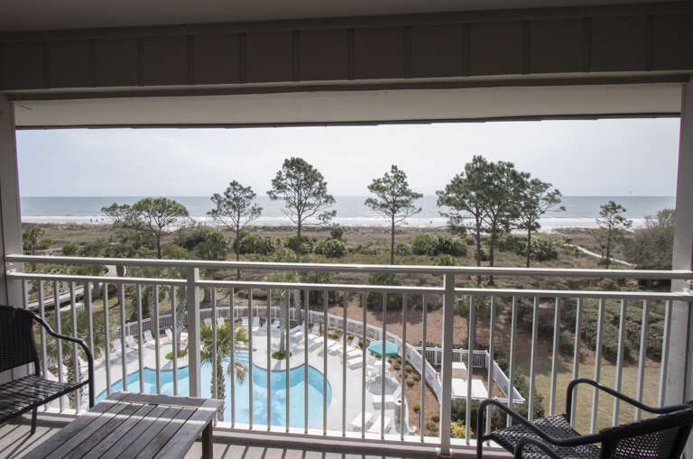 DOD311 - Oceanfront view from Balcony. 