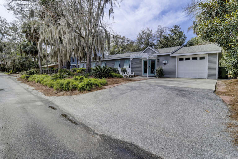 Private parking for your vacation rental beach house. 