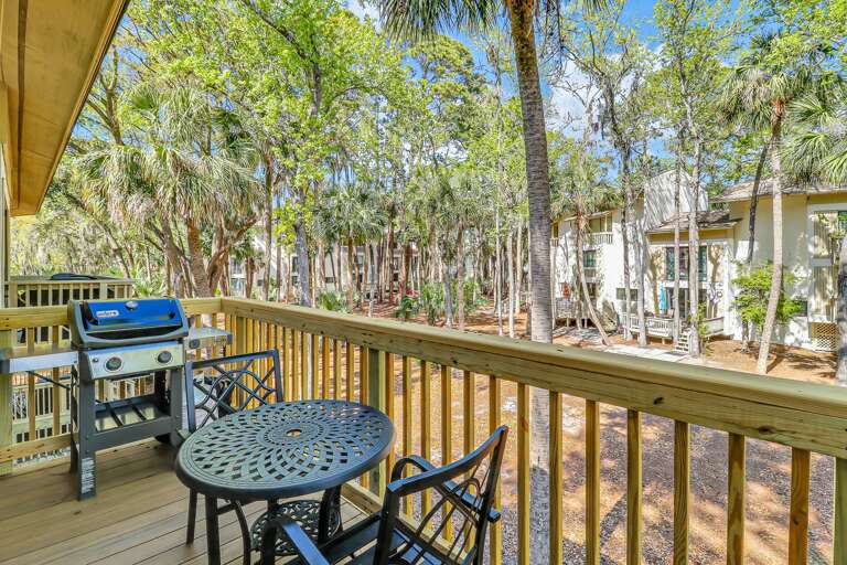 Time for a BBQ with this new gas grill and outdoor space.  