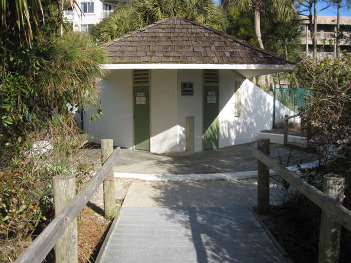 Owner's and guest at Seascape Villas have access to their own beach restrooms located just off the path out to the beach. Owner's and guest at Seascape Villas have access to their own beach restrooms located just off the path out to the beach.