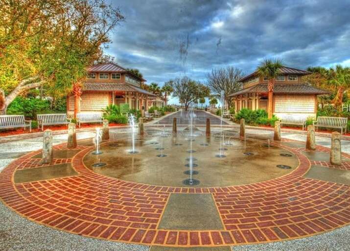 Coligny Beach Park has wonderful fountains that are fun for all. Coligny Beach Park has wonderful fountains that are fun for all.