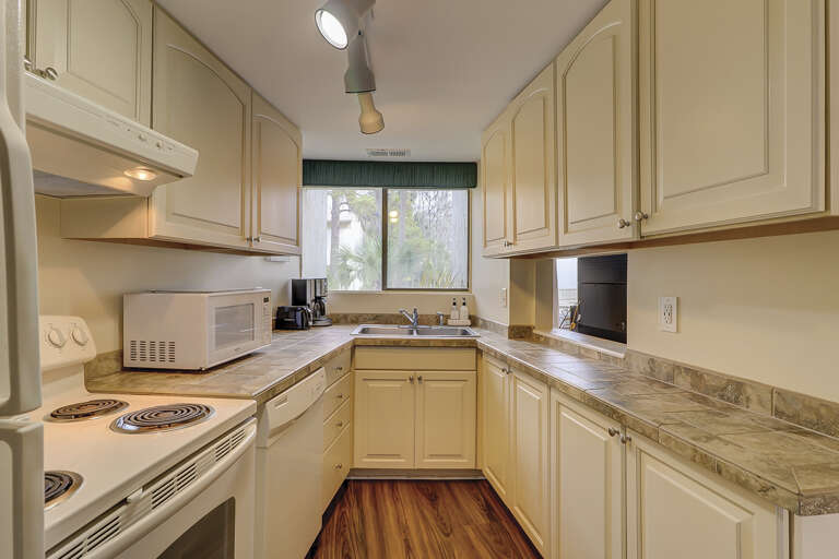 Kitchen is fully stock with everything you need for a nice home cooked meal.