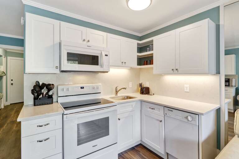 Light and bright updated kitchen 