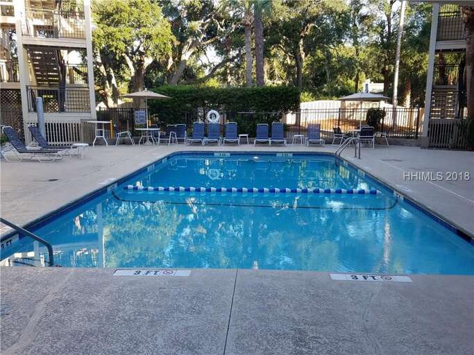 Seaside's pool is refreshing; morning, noon, or night!