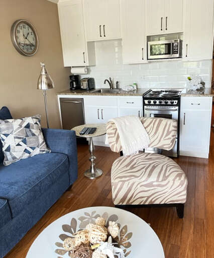 Interior View With Kitchenette And Living Area
