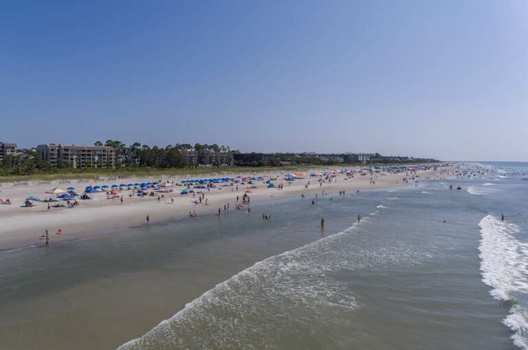 South Forest Beach is steps away from Seaside Villas.