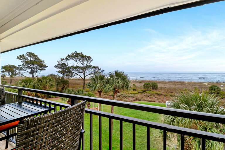 This view never gets old!   Watch the sunrise or relax with a beverage after a day at the beach.  