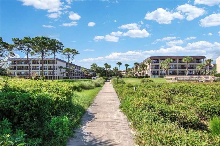 Seaside Villas is steps away from Hilton Head's beautiful beach.

