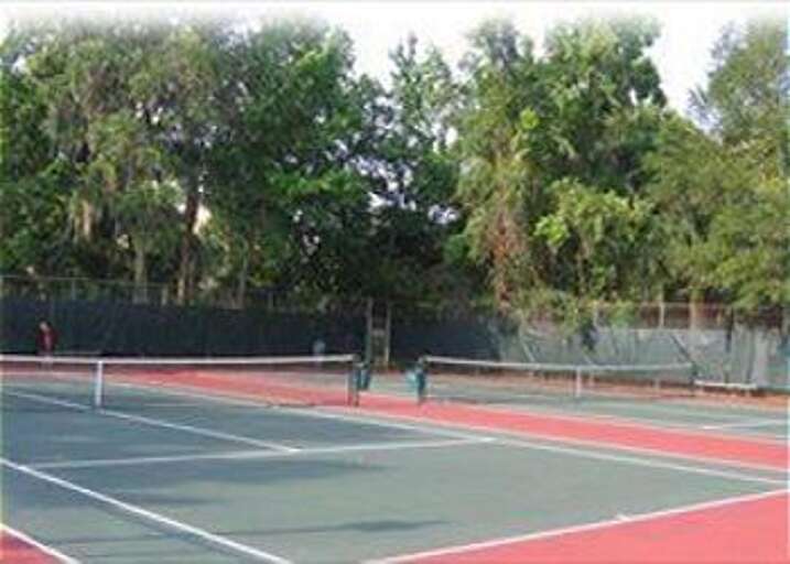 Private tennis courts