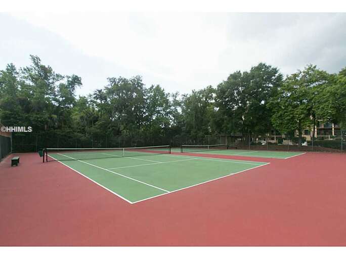 Private tennis courts