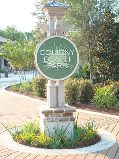 Coligny Beach Park Marquee.