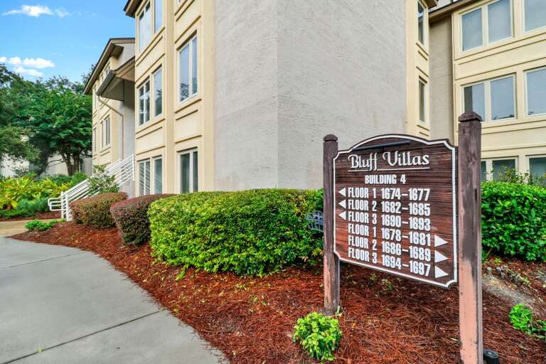 Unit is located on 3rd floor of Building 4 with parking in front.