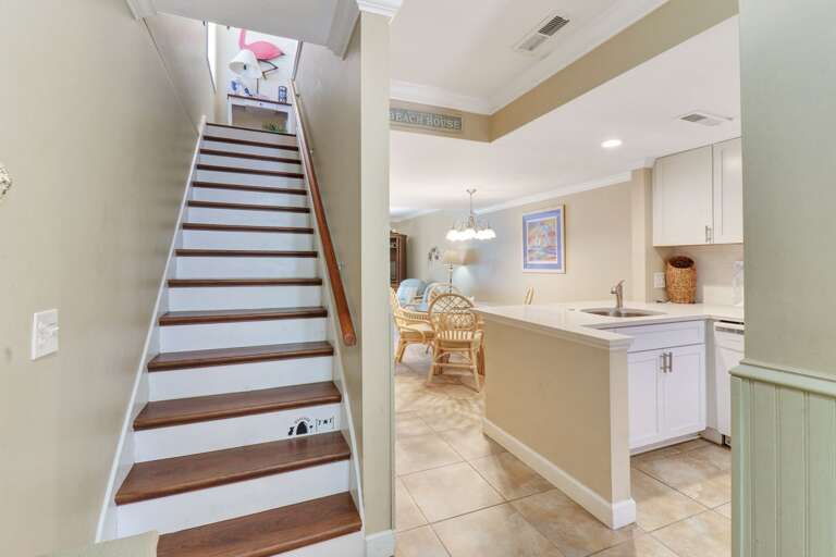 Staircase leads to 2nd floor which has 2 bedrooms and 2 bathrooms.   Staircase leads to 2nd floor which has 2 bedrooms and 2 bathrooms.