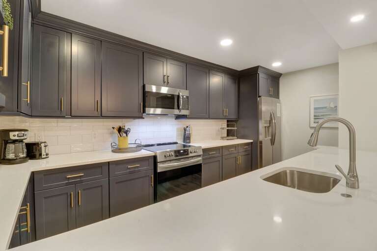 All new appliances including full size dishwasher and microwave and electric stove.  