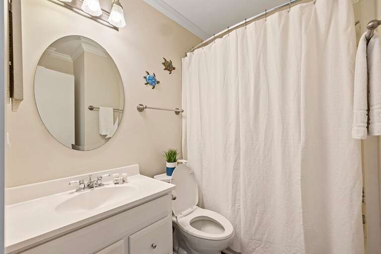 Perfect space to relax if you are feeling a bath or a shower.