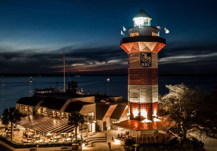 All dressed up for the RBC Heritage Golf Classic