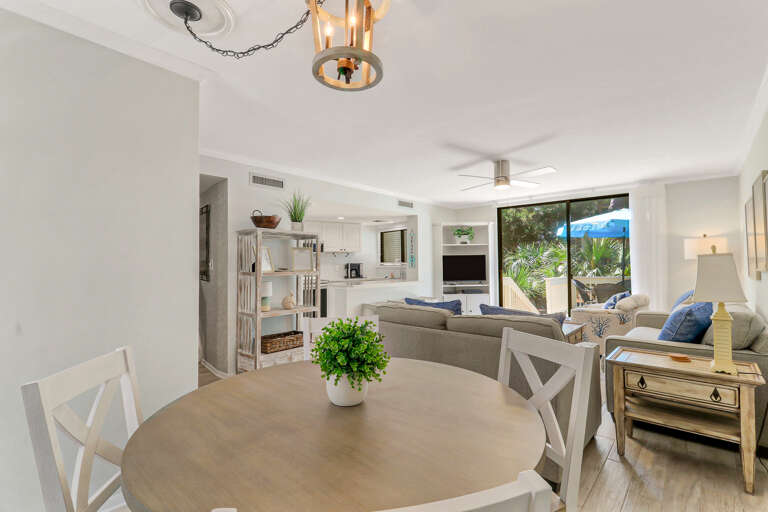 Dining and living room