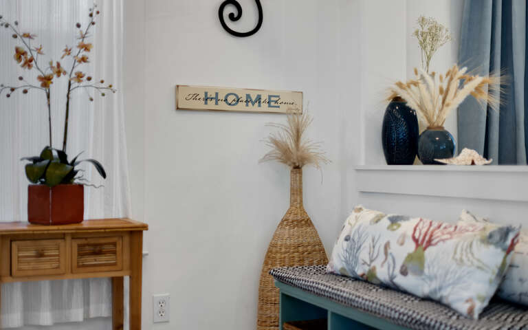 Sink into comfort surrounded by thoughtful touchesâcoastal decor and warm textures create your perfect home-away-from-home retreat.