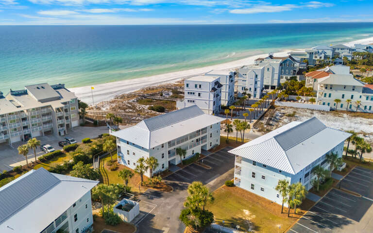 Gulf front property complex offering direct access to pristine white sand beaches and crystal-clear Gulf waters.