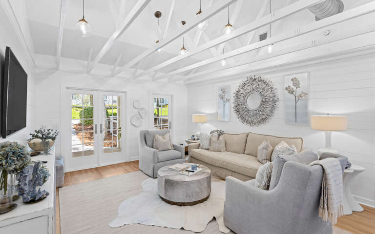 Interior Living Space With Furniture And Decor