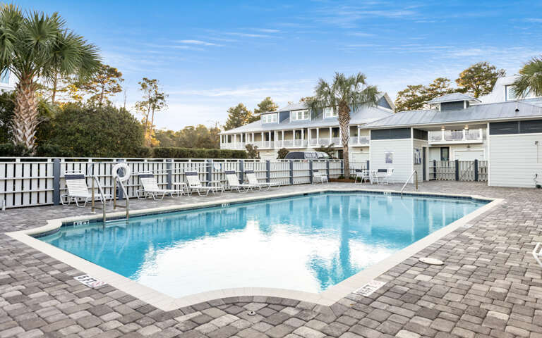 Poolside Paradise, Palm Trees, Pristine Paving