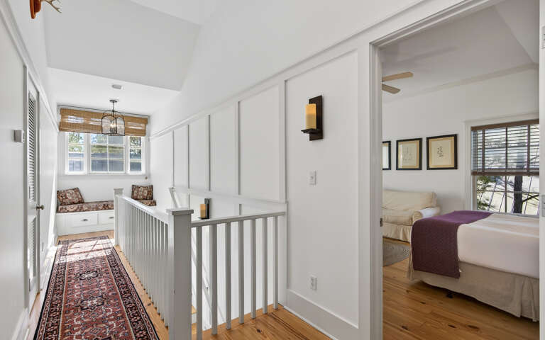 Discover your peaceful upper-level retreat with cozy reading nook and beautiful hardwood floors throughout this charming space.