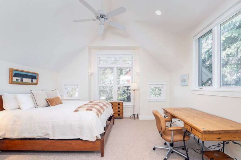 Large Primary Master guest suite includes a King bed and a nice desk if you have to work while you are in Telluride.