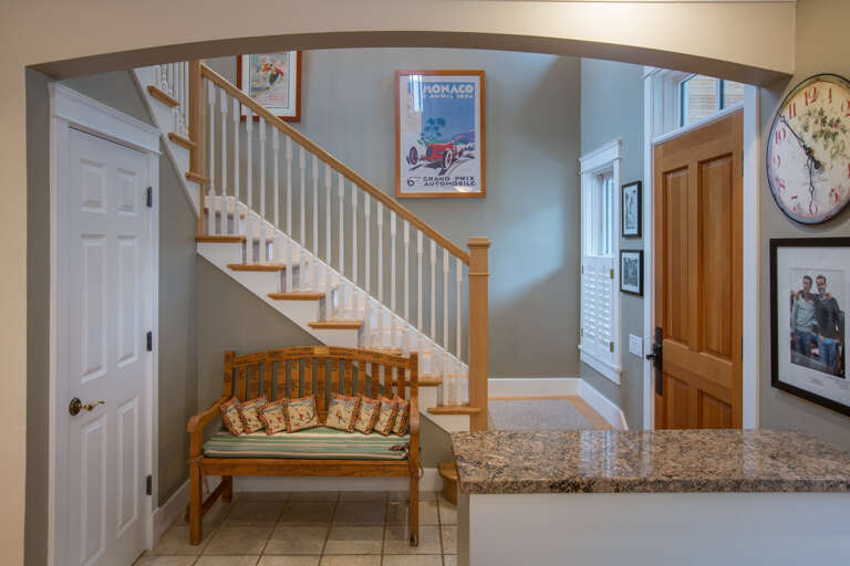 Bright, open foyer