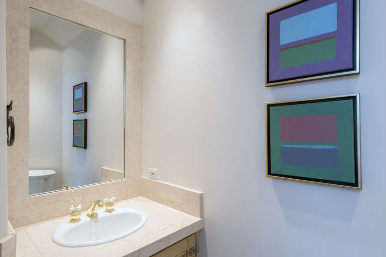 The 4th bathroom is a powder room (half bath). The 4th bathroom is a powder room (half bath).