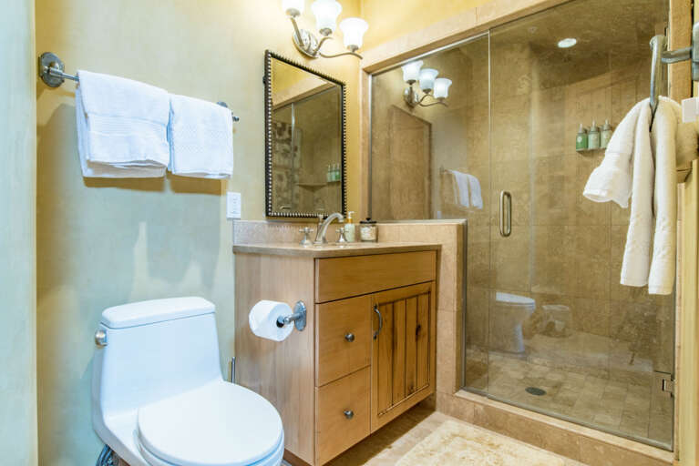 2nd Guest Suite with walk-in shower.