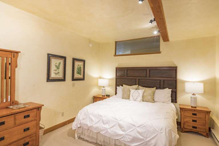 Spacious Master suite.