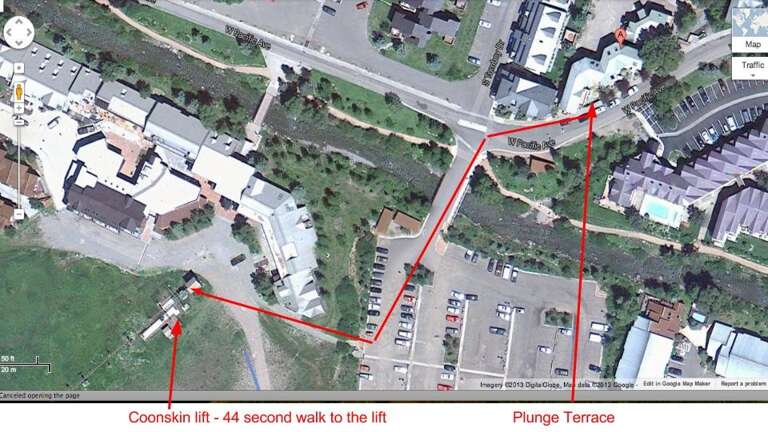 A few minute walk to ski lift #7!