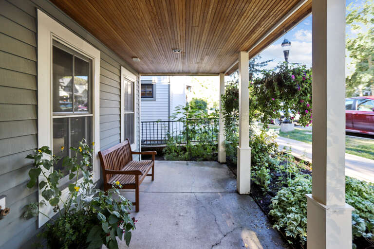 Front covered porch